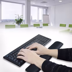 Ewent EW3180 wrist rest Polyester, Rubber Black - Additional view 5