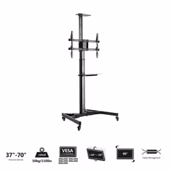 Ewent EW1540 signage display mount 177.8 cm (70") Black