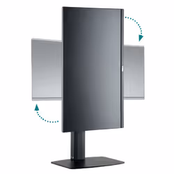 Ewent EW1537 monitor mount / stand 81.3 cm (32") Desk Black