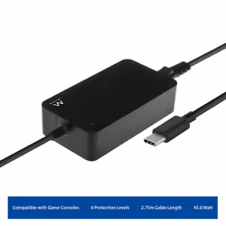 Ewent EW3981 power adapter/inverter Indoor 45 W Black