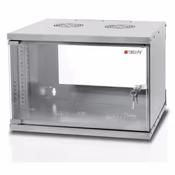 Techly Wall Rack Cabinet 19 6U prof. 450 Grey Assembled" I-CASE EL-1006G45, Wall mounted rack, 6U, 50 kg, 14.2 kg, Grey