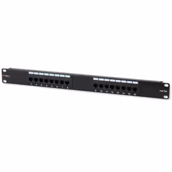 Techly Patch Panel UTP 16 Ports RJ45 Cat.5E I-PP 16-RU-C5ET, IEEE 802.3, IEEE 802.3ab, IEEE 802.3u, 10/100/1000Base-T(X), Fas ...