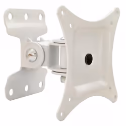 Techly Wall Support for LCD LED 13-30" Full Motion White" ICA-LCD 201WH, 75 x 75 mm, 100 x 100 mm, -15 - 15°, 360°, Metal, Wh ...