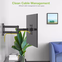 Techly Wall Support for LCD LED 13-30" Tilting 2 Joints Black ICA-LCD 923B - Additional view 8