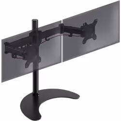 Techly Desk Stand for 2 Monitor 13-27" with Base h.400m ICA-LCD 3410 68.6 cm (27") Black - Additional view 4