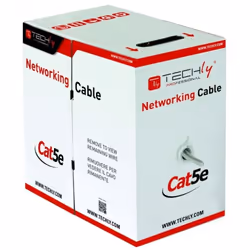 Techly F/UTP Hank Cable Cat.5E CCA 305m Solid Outdoor Black ITP8-RIS-0305LO