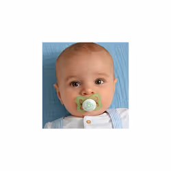 Fehn pacifier toy holder 13 cm & MAM Air mini Silicone Dummies 0-6 months incl. travel box