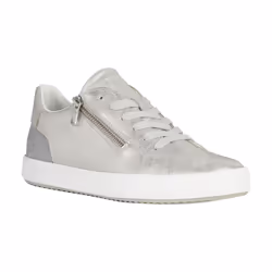) Geox D Blomiee A Synthetic Polyurethane Women's Silver Trainers - Silver, 7 (Adults'