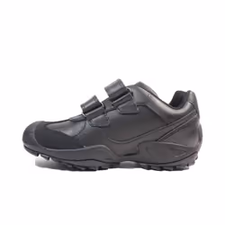 ) J New Savage | Black Leather | Boys School Shoes - 9 (Children's