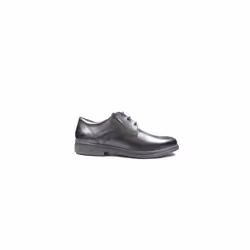 ) Federico | Black Leather | Boys School Shoes - 2.5 (Adults' - Additional view 5
