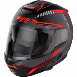 Nolan N100-6 Surveyor N-Com Modular Flip-Up Helmet Flat Black / Red - XL