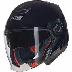 Nolan N40-5 06 Classico N-Com Jet Helmet, black, Size 2XL for Men