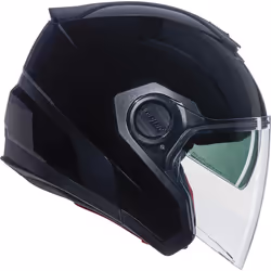 Nolan N40-5 06 Classico N-Com Jet Helmet, black, Size 2XL for Men