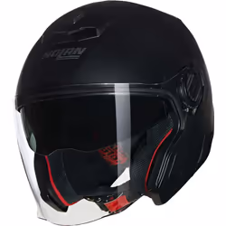 Nolan N40-5 06 Classico N-Com Jet Helmet, black, Size S for Men