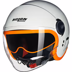 Nolan N21 Visor 06 Ocio Jet Helmet, orange-silver, Size M for Men