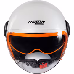 Nolan N21 Visor 06 Ocio Jet Helmet, orange-silver, Size L for Men