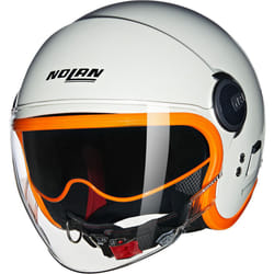 Nolan N21 Visor 06 Ocio Jet Helmet, orange-silver, Size XL for Men