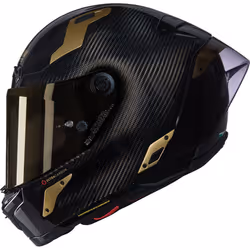 Nolan X-804 RS Ultra Carbon Aureo Helmet, black-brown-beige, Size M for Men