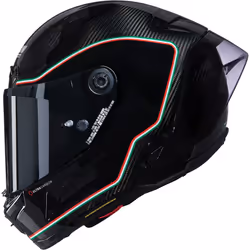 Nolan X-804 RS Ultra Carbon Asso Di Picche Helmet, black-white-red-green, Size M for Men