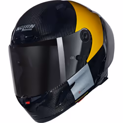 Nolan X-804 RS Ultra Carbon Combo Gara Helmet, black-brown-beige, Size S for Men