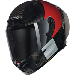 Nolan X-804 RS Ultra Carbon Combo Gara Helmet, black-red, Size M for Men