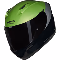 Nolan N60-6 Verniciatura Speciale Helmet, black-grey-green, Size M for Men