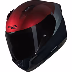 Nolan N60-6 Verniciatura Speciale Helmet, black-grey-red, Size M for Men