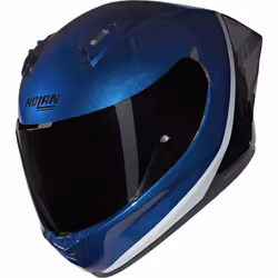 Nolan N60-6 Sport Verniciatura Speciale Helmet, black-blue-silver, Size S for Men