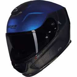 Nolan X-903 Ultra Carbon Verniciatura Speciale N-Com Helmet, black-blue, Size L for Men