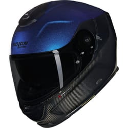 Nolan X-903 Ultra Carbon Verniciatura Speciale N-Com Helmet, black-blue, Size M for Men