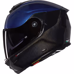 Nolan X-903 Ultra Carbon Verniciatura Speciale N-Com Helmet, black-blue, Size S for Men