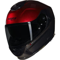 Nolan X-903 Ultra Carbon Verniciatura Speciale N-Com Helmet, black-red, Size XL for Men