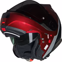 Nolan N100-6 Verniciatura Speciale N-Com Helmet, black-red, Size L for Men