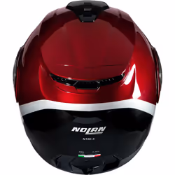 Nolan N100-6 Verniciatura Speciale N-Com Helmet, black-red, Size M for Men