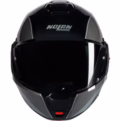 Nolan N120-1 Verniciatura Speciale N-Com Helmet, black-grey-silver, Size L for Men