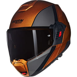 Nolan N120-1 Verniciatura Speciale N-Com Helmet, black-brown-beige, Size XS for Men