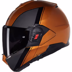 Nolan N120-1 Verniciatura Speciale N-Com Helmet, black-brown-beige, Size XS for Men