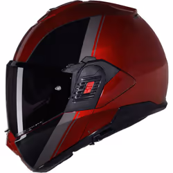 Nolan N120-1 Verniciatura Speciale N-Com Helmet, black-red, Size XL for Men