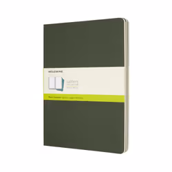 Moleskine Cahier Journal, Monochromatic, Green, Matt, Paperback, Adult