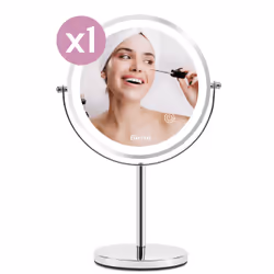 Girmi BE02 makeup mirror Freestanding Round Stainless steel