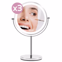 Girmi BE02 makeup mirror Freestanding Round Stainless steel