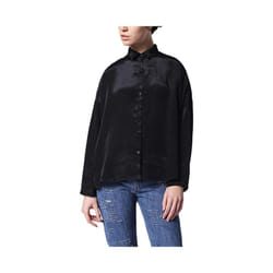 DIESEL C LURY Womens Shirt Long Sleeve Black Tops - XS