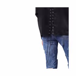 DIESEL C LURY Womens Shirt Long Sleeve Black Tops - XS