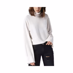DIESEL M STELLAR Womens High Neck Jumper - Off White, XS