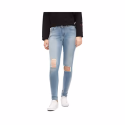 DIESEL SLANDY 084MT Womens Denim Jeans Distressed Trouser Casual Blue Pant Italy - W27 L32