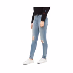 DIESEL SLANDY 084MT Womens Denim Jeans Distressed Trouser Casual Blue Pant Italy - W27 L32