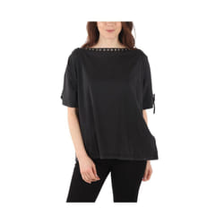 DIESEL T LEOX A Womens T Shirt Large Neck Short Sleeves Relax Fit Casual Tops - XS
