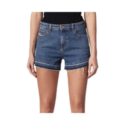 DIESEL DE SABY 0KARG Women Denim Jeans Shorts Raw edge Vintage Slim Sexy Shorts - W25