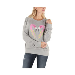 DIESEL F SVEN Womens Sweatshirt Crew Neck Cardigan Ribbed Casual Pullover Jumper - L