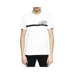 DIESEL BLACK GOLD TY STRIPESCAR Mens T-Shirt Short Sleeve Crew Neck Casual Tee - XS